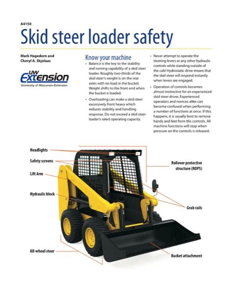 osha skid steer safety standards